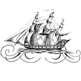 Силіконовий штамп Galleon, La Blanche, 7,5х9 см