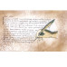 Силиконовый штамп Unfinished Script, La Blanche, 7,5х7,5 см