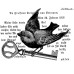 Силиконовый штамп Black Bird, La Blanche, 7,5х10 см