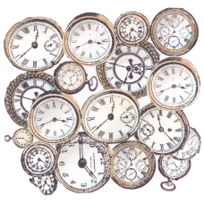 Силіконовий штамп Clock Background, La Blanche, 11,5х12,5 см