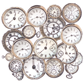 Силиконовый штамп Clock Background, La Blanche, 11,5х12,5 см