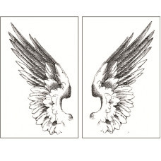 Силиконовый штамп Two Wings, La Blanche, 7,5х10 см