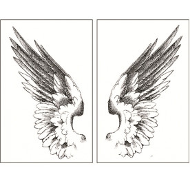 Силиконовый штамп Two Wings, La Blanche, 7,5х10 см