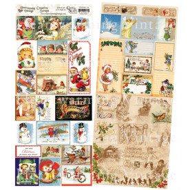 Набор двусторонних изображений Merry Christmas от Crafty Secrets