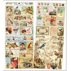 Набор двусторонних изображений Birds and Blossoms от Crafty Secrets