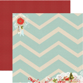 Двосторонній папір Merry 30x30 см від My Mind's Eye