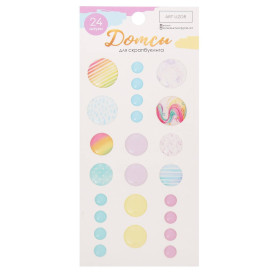 Дотсы для скрапбукинга, В стране единорогов, 17,5×8 см, АртУзор