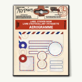 Набір стікерів Label Sticker Books: Airmail від 7gypsies