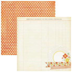 Двусторонняя бумага Sunshine Beam 30x30 см от My Mind's Eye