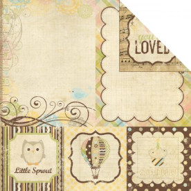 Двосторонній папір Quotes and Photo Mats 30x30 см від Simple Stories