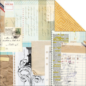 Двосторонній папір Gazette 30x30 см від Basic Grey