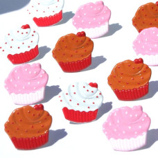 Набір брадс Cupcake від компанії Eyelet Outlet, 12 шт