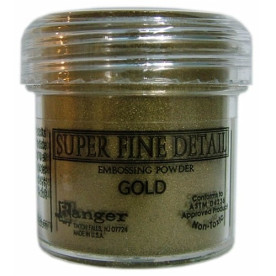 Пудра для ембоссінга золотого кольору Super Fine Embossing Powder від Ranger