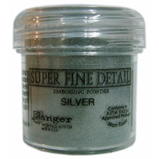 Пудра для ембоссінга сріблястого кольору Super Fine Embossing Powder від Ranger