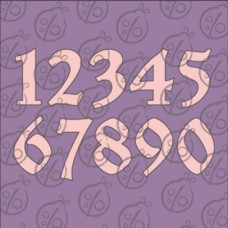 Чипборд, Набор "Цифры №3", 2 см