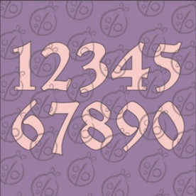 Чіпборд, Набір "Цифри №3", 3 см