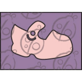 Фігурка-чіпборд "черевичок дівчинки"