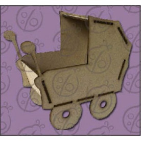 Чіпборд. Заготівля "Коляска"