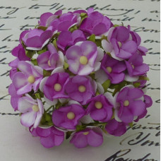 Набор из 10 декоративных цветков Sweetheart сиреневого цвета, 15 мм