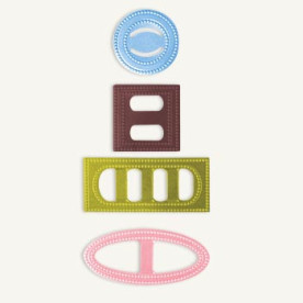 Набір пряжок Buckles: Assorted - Black, колір чорний від 7gypsies