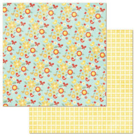 Двусторонняя бумага In Bloom 30х30 см от My Mind's Eye