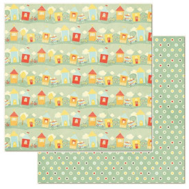 Двосторонній папір In The Neighbourhood 30х30 см від My Mind's Eye