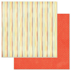 Двусторонняя бумага Simple Stripe 30х30 см от My Mind's Eye