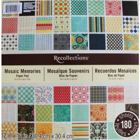 Набор бумаги Mosaic Memories 30х30 см от Recollections, 60 листов