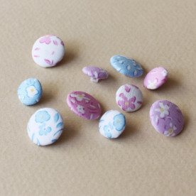 Набор пуговиц для скрапбукинга "Нежность", 10 шт, 15 мм, 20 мм