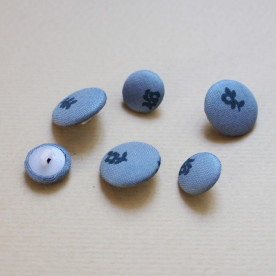 Набор пуговиц для скрапбукинга "Веточка", 6 шт, 15 мм, 20 мм