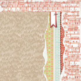 Двосторонній папір Through the Snow 30x30 см від BasicGrey