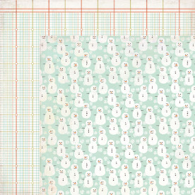 Двусторонняя бумага Oh What Fun 30x30 см от BasicGrey