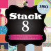 Набір односторонньої паперу Stack 8, 30х30 см 60 аркушів від DCWV, 