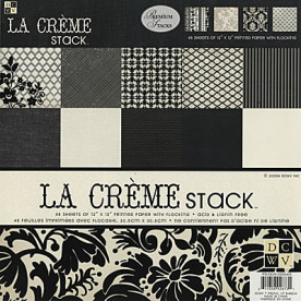 Набір односторонньої паперу La Creme, 30х30 см від DCWV, 24 листа