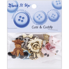 Набор пуговиц Cute and Cuddly от Dress It Up