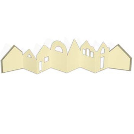 Заготівля для альбому з щільного картону Journal: My Home Accordion від 7gypsies