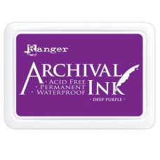 Перманентные чернила для штампинга Archival Ink Deep Purple от Ranger