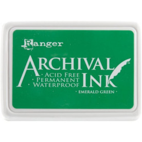 Перманентні чорнило для Штампінг Archival Ink Emerald Green від Ranger