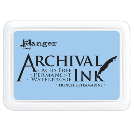 Перманентные чернила для штампинга Archival Ink French Ultramarine от Ranger