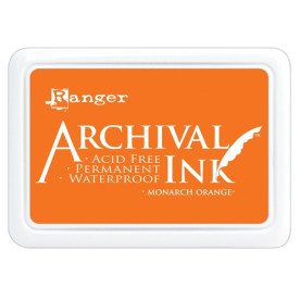 Перманентные чернила для штампинга Archival Ink Monarch Orange от Ranger