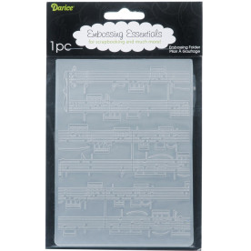 Папка для тиснення Sheet Music від Darice