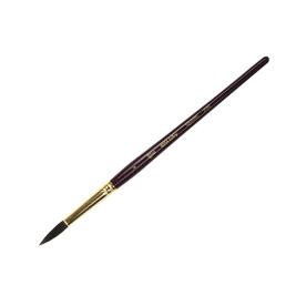 Білка кругла, 2080, № 6, коротка ручка, пензель, Rosa Gallery