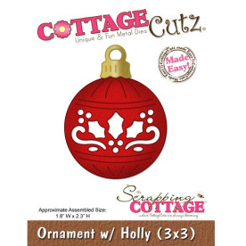 Ніж для вирізання Ornament Holly від CottageCutz
