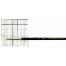 Колонок, кисть круглая для акварели, Classic 3007R, №5, к.р. кисть KOLOS