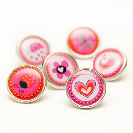 Набір брадс Valentine від Studio G, 6 шт