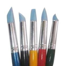 Набір пензлів 9027-5 Rubber, для пастелі 5 шт, Kolos