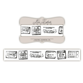 Лента с изображением почтовых марок, 2 см, 1 м