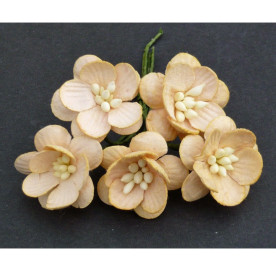 Квіти вишні, набір з 5 декоративних квіткових жовтих кольорах