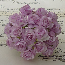 Набір 5 диких трояндочок бузкового кольору, 30 мм