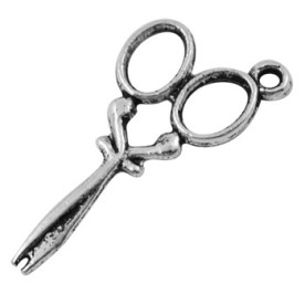 Металева підвіска "Ножиці" 30х13,5 мм, 1 шт.